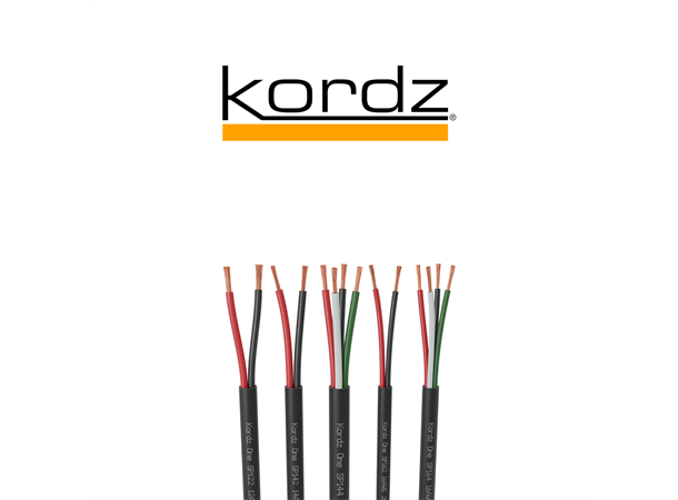 Kordz ONE SP144 14AWG 4-leder kabel 4-leder Høyttalerkabel 14AWG 