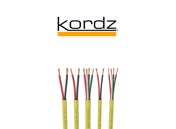 Kordz ONE SP144 14AWG 4-leder kabel 4-leder Høyttalerkabel 14AWG 